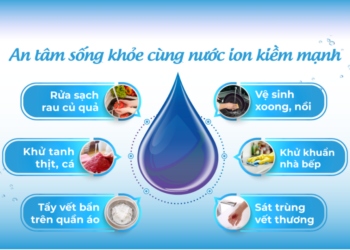 Hơn 20 cách sử dụng nước ion kiềm mạnh pH 11.5 hiệu quả