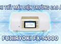 Chi tiết máy điện trường cao áp Fujiiryoki FX-14000, so sánh phương pháp điện trường cao áp và châm cứu